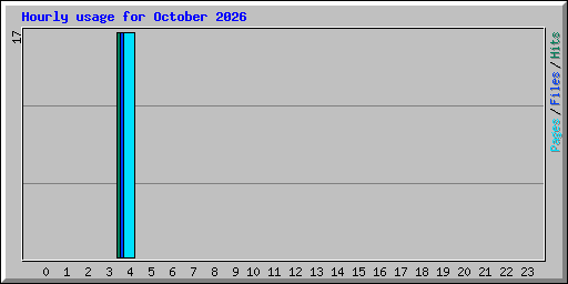 Hourly usage for October 2026